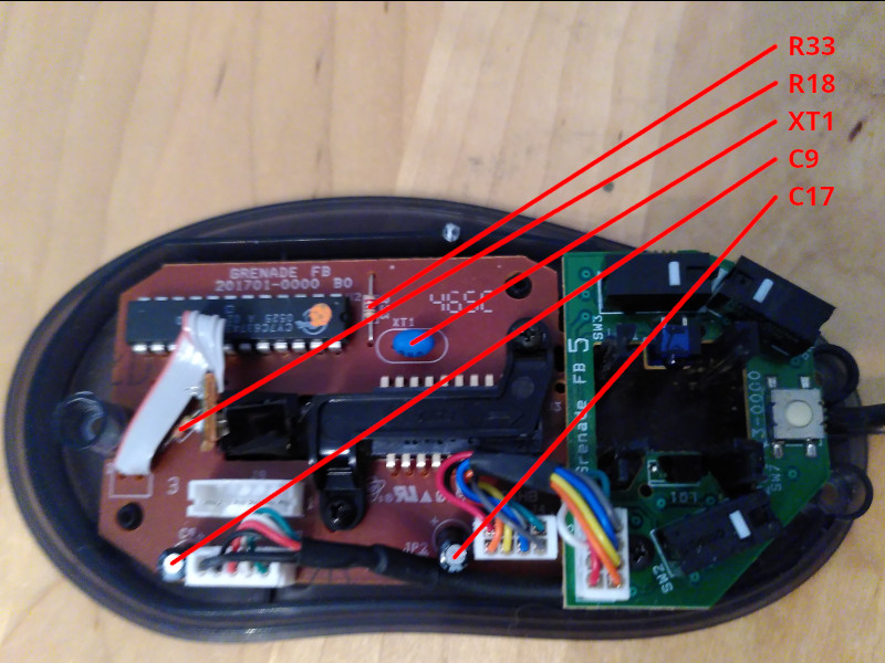 MX518 Components